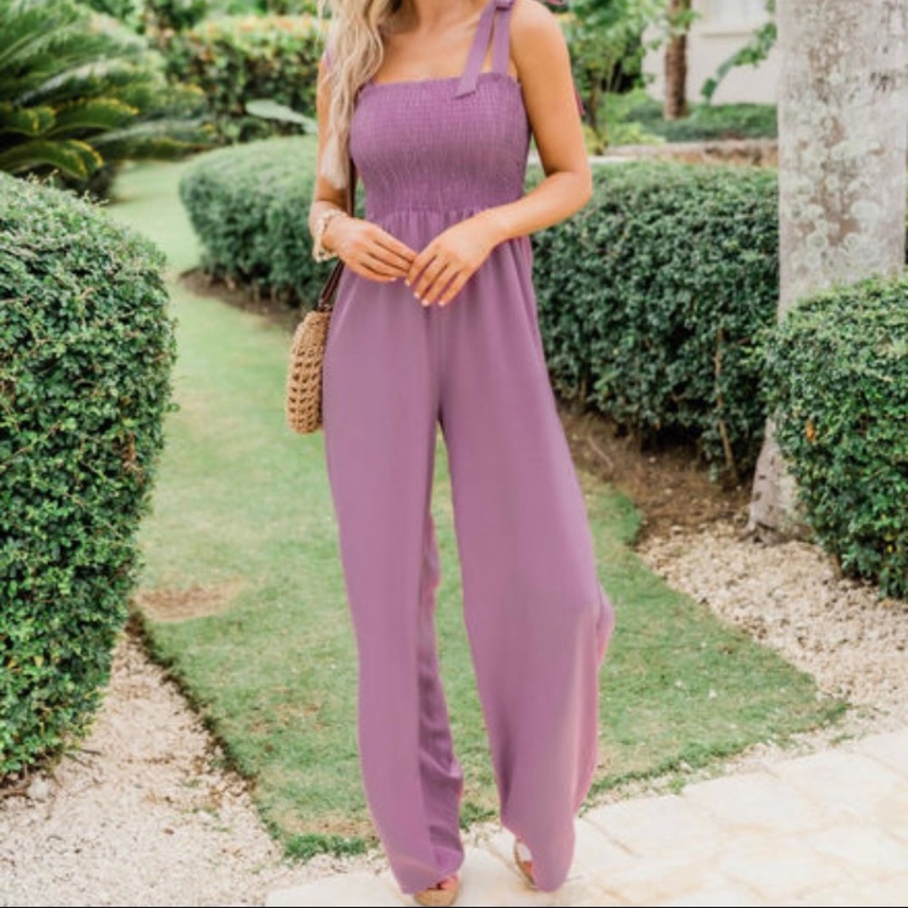 Pink Lily Jumpsuit